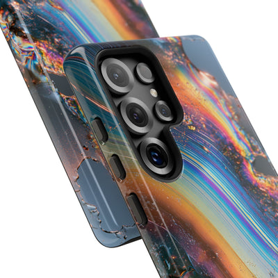 Prismatic Aura Flow · Tough Phone Case for Samsung · Blue