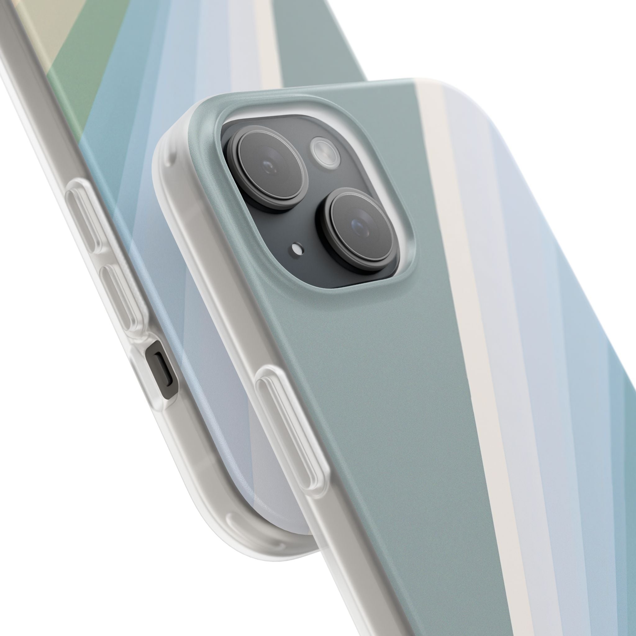 Green Lite Phone Case for iPhone - Sage Prism Beam