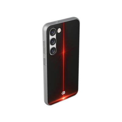 Red Lite Phone Case for Samsung - Crimson Flare Vector