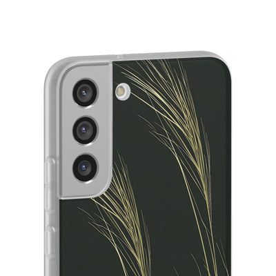 Green Lite Phone Case for Samsung - Midnight Gilded Grass