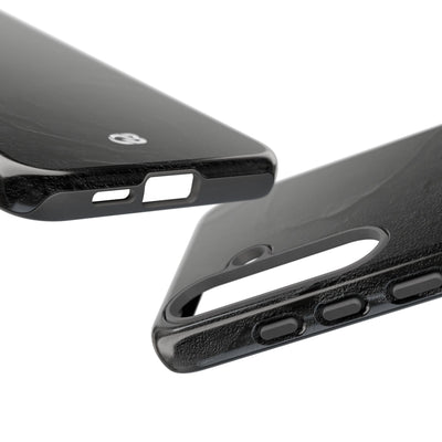 Obsidian Stucco Relief · Tough Phone Case for Samsung · Black
