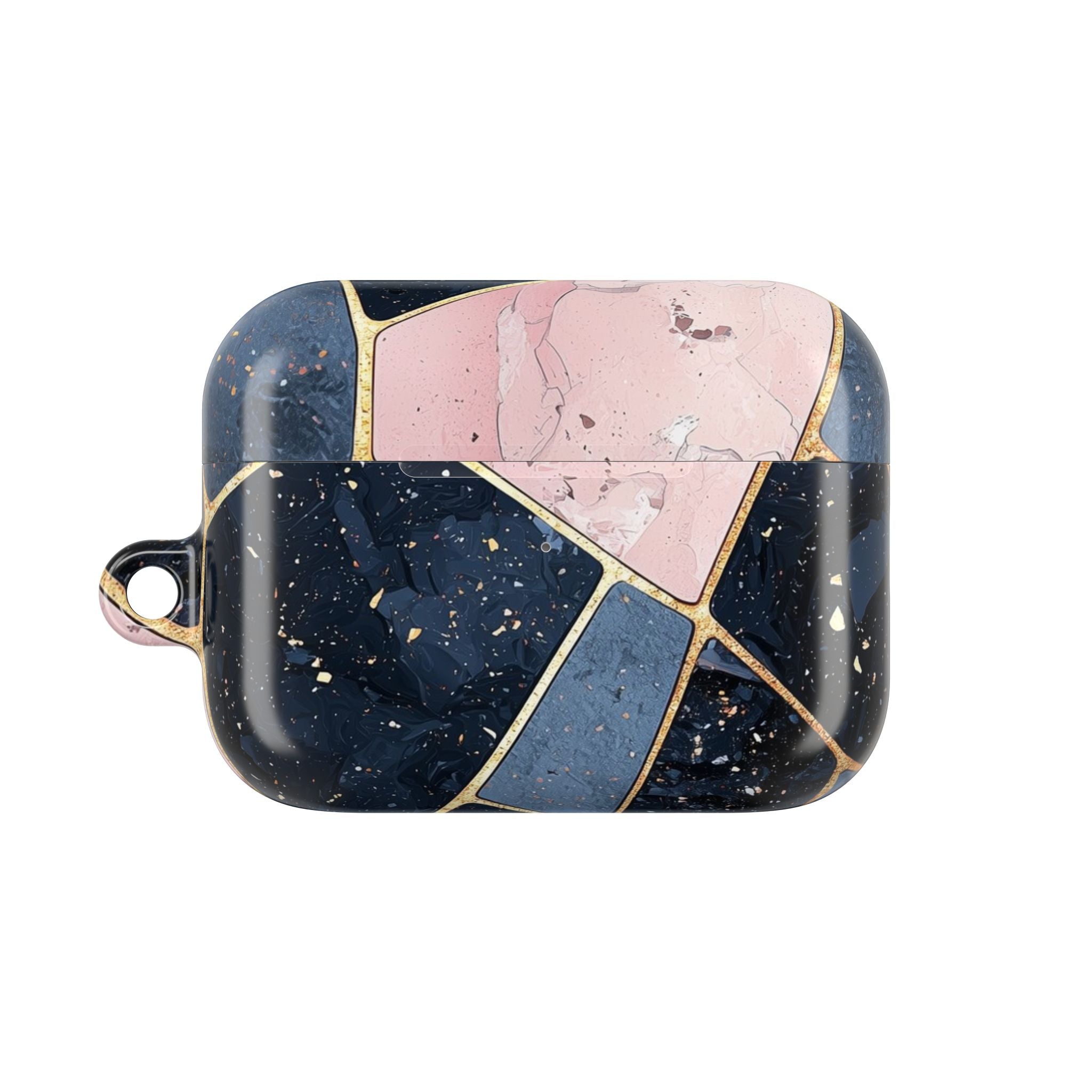 Golden Mosaic Navy - AirPods Cover