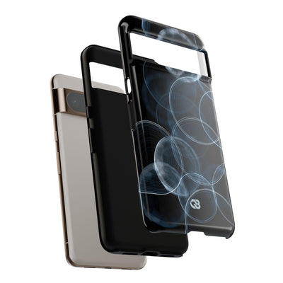 Blue Tough Phone Case for Google Pixel - Cyan Pulse Ripple
