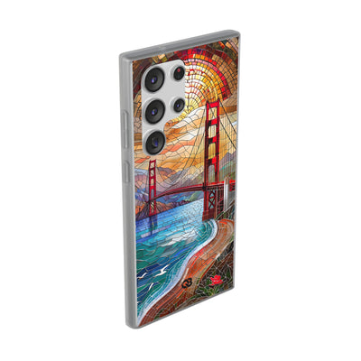 Crimson Arch Coast · Soft Custodia per Samsung