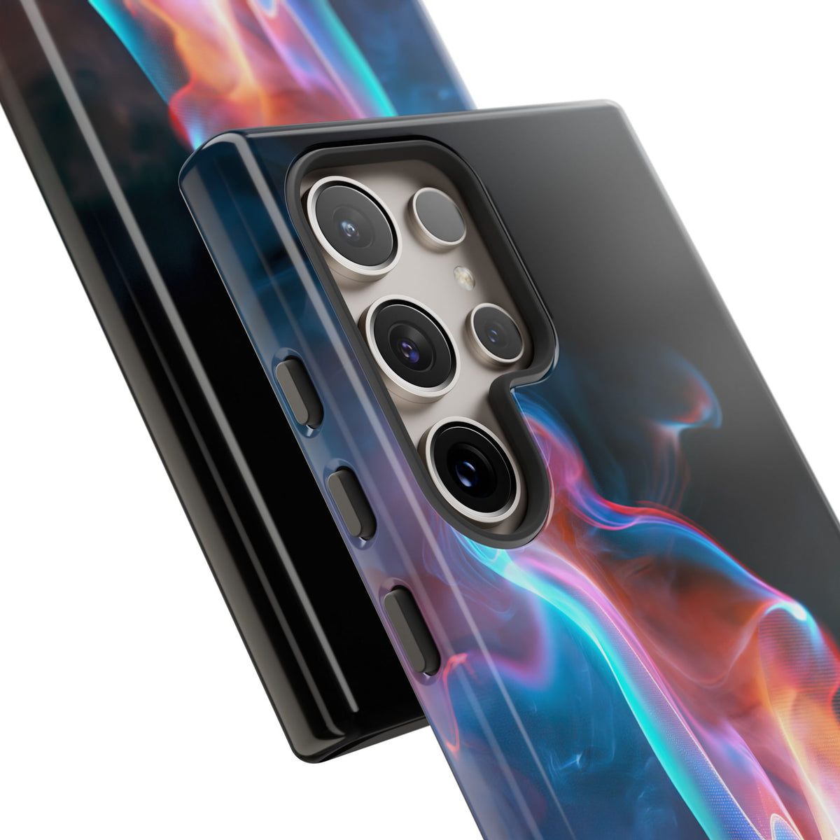 Neon Waveform · Tough Phone Case for Samsung · Black