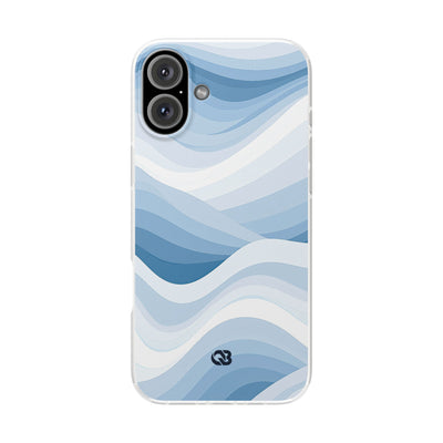 Blue Lite Phone Case for iPhone - Glacial Indigo Flow