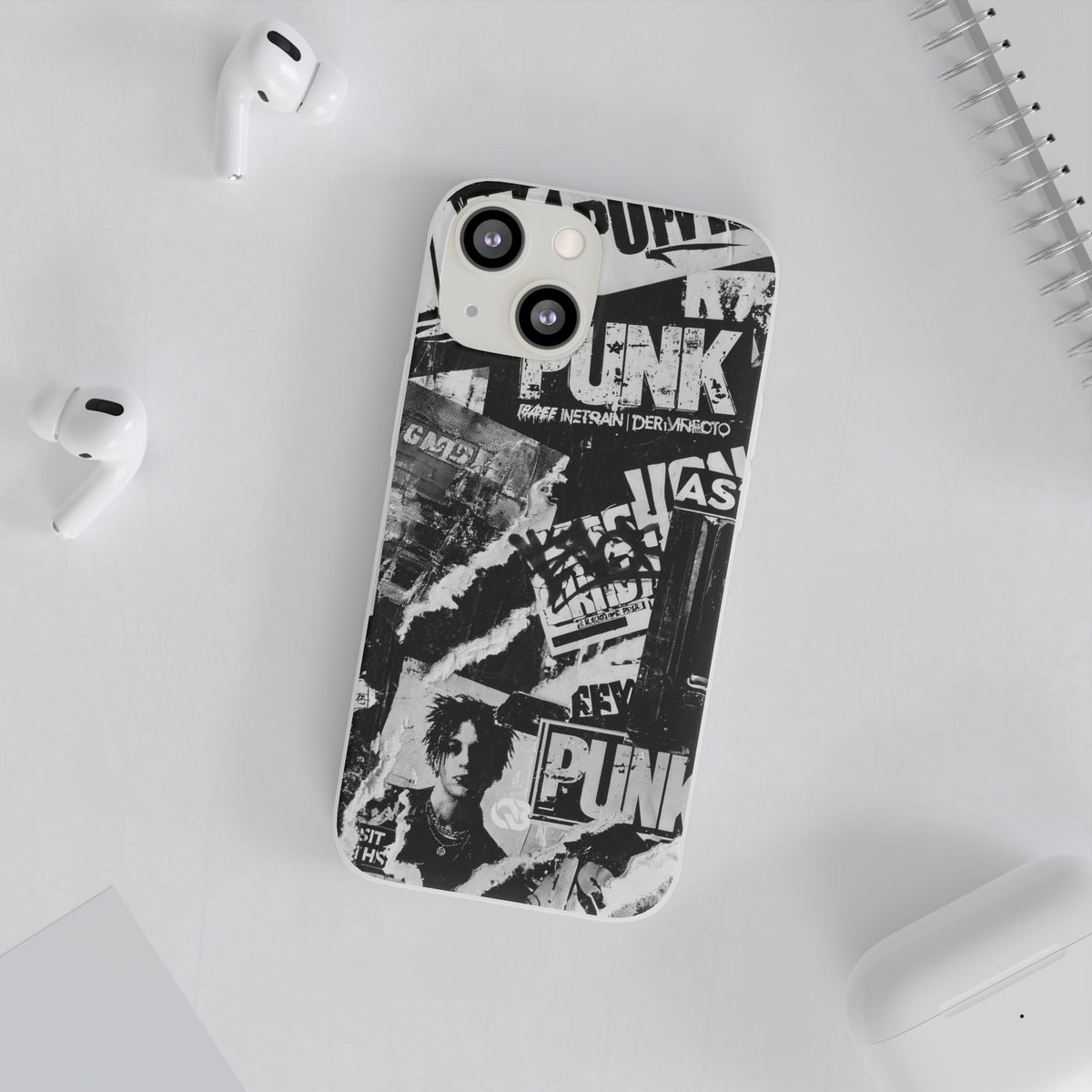 Underground Punk Collage · Lite Phone Case for iPhone ·  Black