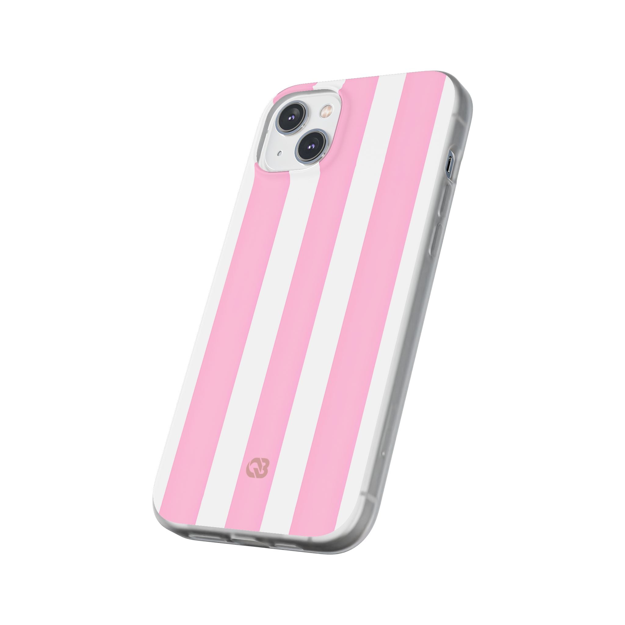 Soft Pink Stripe · Soft Phone Case for iPhone