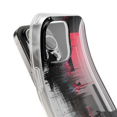 Black Lite Phone Case for iPhone - Crimson Data Leak