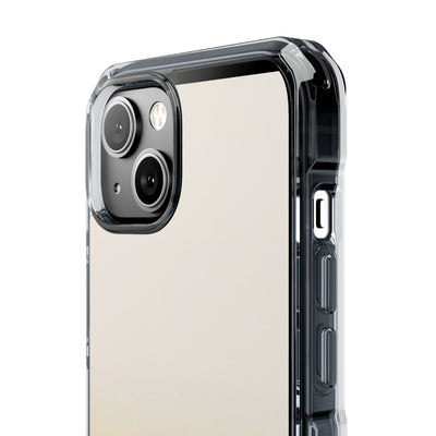 Solar Cream Ombre · Clear Impact Magnetic Phone Case for iPhone · Yellow