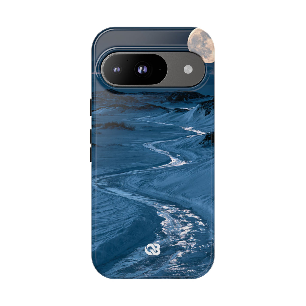 Arctic Moon Drift · Tough Phone Case for Pixel ·  Blue
