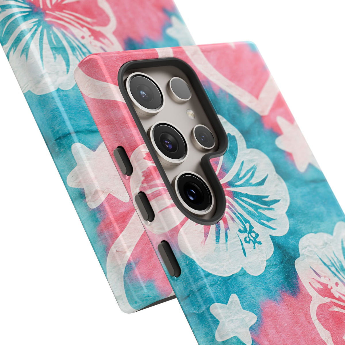 Tropical Hibiscus Bloom · Tough Phone Case for Samsung · Teal