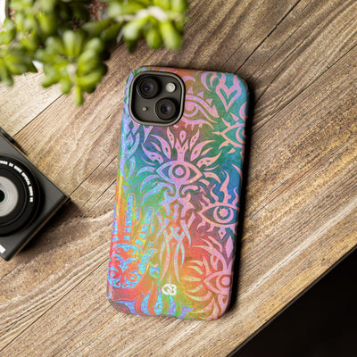 Chromatic Mystic Sigil · Tough Phone Case for iPhone · Blue