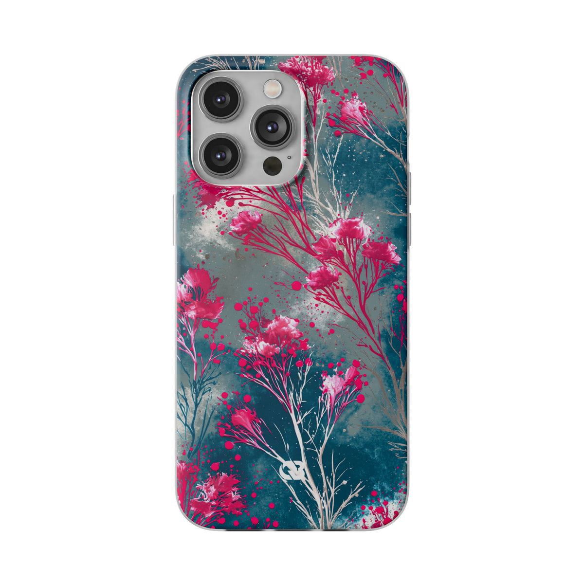 Cyber Blossom · Lite Phone Case for iPhone ·  Teal