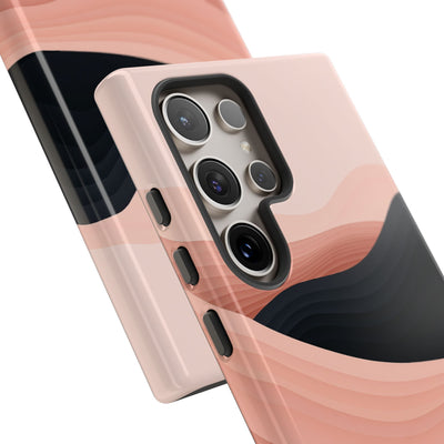Pink Tough Phone Case for Samsung - Dune Shadow Layers