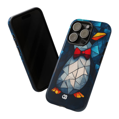 Mosaic Bowtie Penguin · Tough Phone Case for iPhone