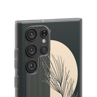 Black Lite Phone Case for Samsung - Obsidian Sand Willow