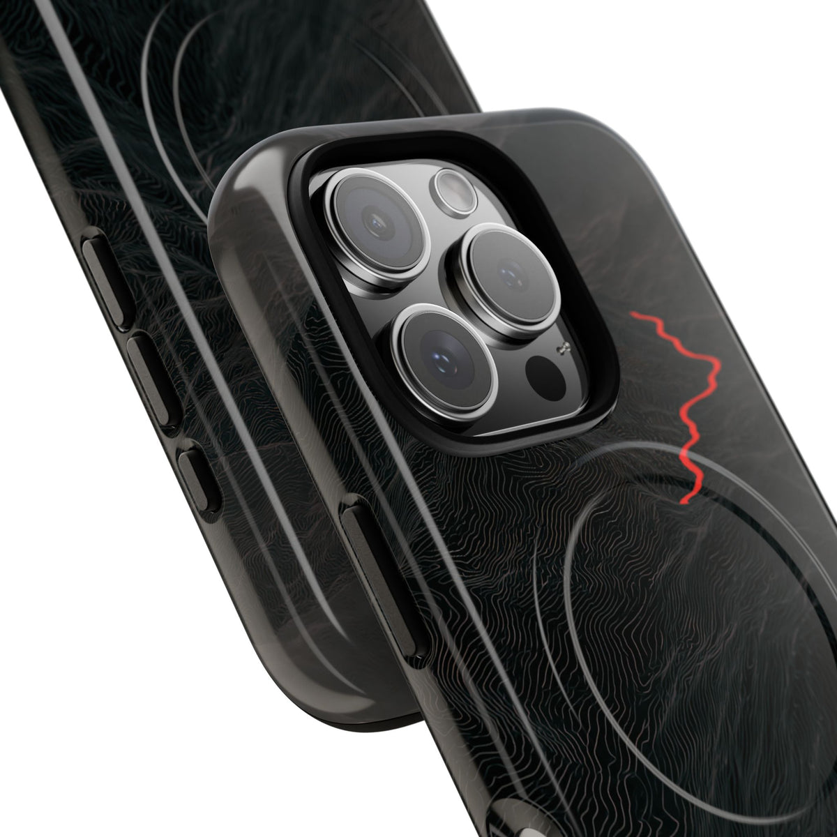 Crimson Ridge Pass · Tough 2.0 Magnetic Phone Case for iPhone · Black