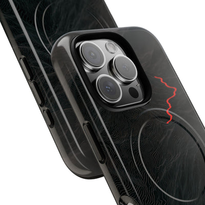Crimson Ridge Pass · Tough 2.0 Magnetic Phone Case for iPhone · Black