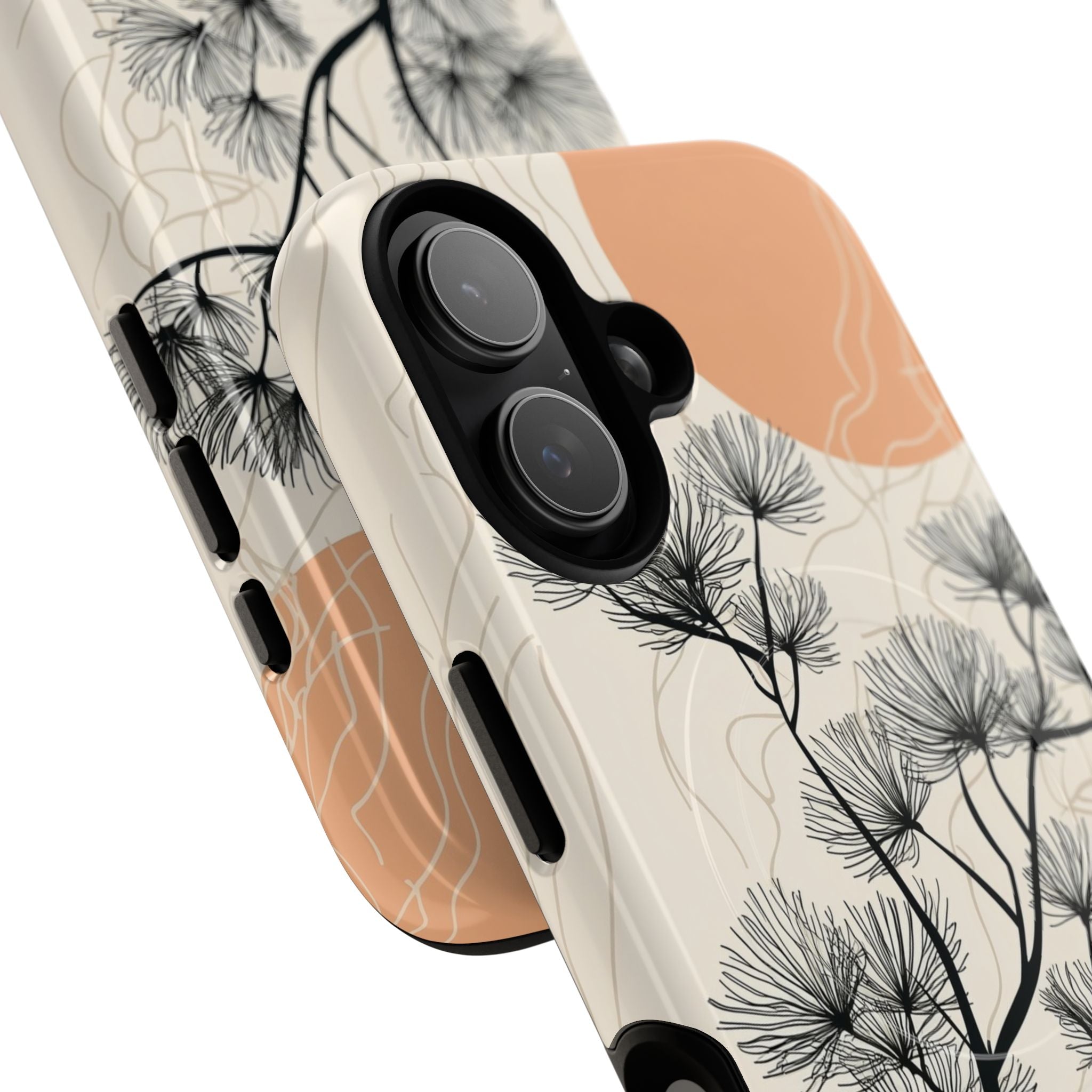 Spiky Tree Sunset iPhone 17 Case - Tough+ - CASE•BOB