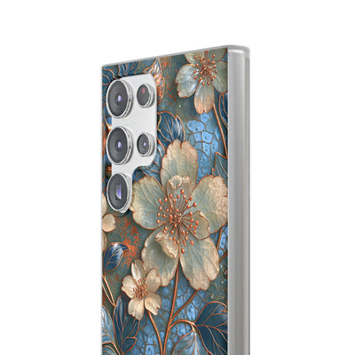 Gilded Blossom Reverie · Lite Phone Case for Samsung · Teal