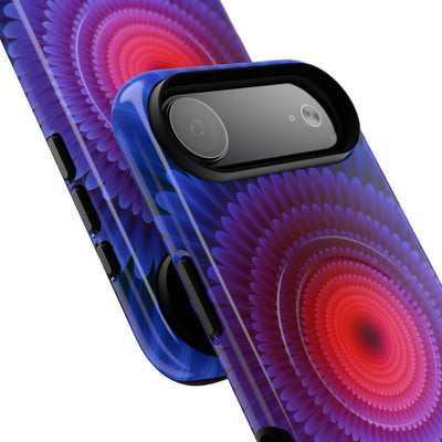 Radial Spectrum Bloom · Tough 2.0 Magnetic Phone Case for iPhone · Blue
