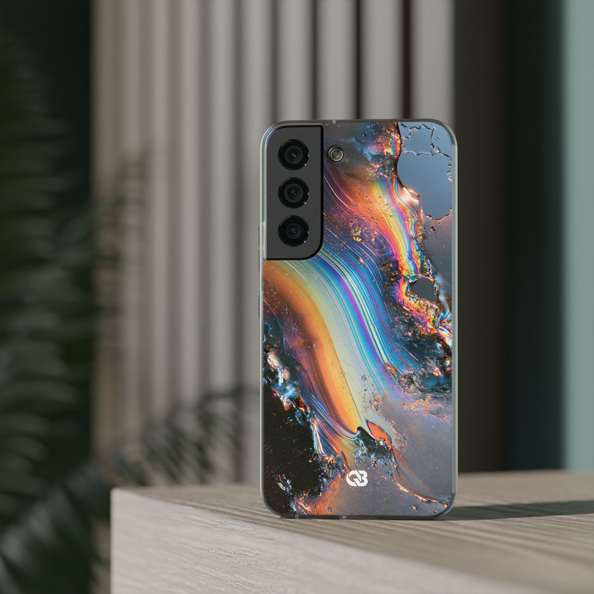Prismatic Aura Flow · Lite Phone Case for Samsung · Blue