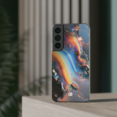 Prismatic Aura Flow · Lite Phone Case for Samsung · Blue
