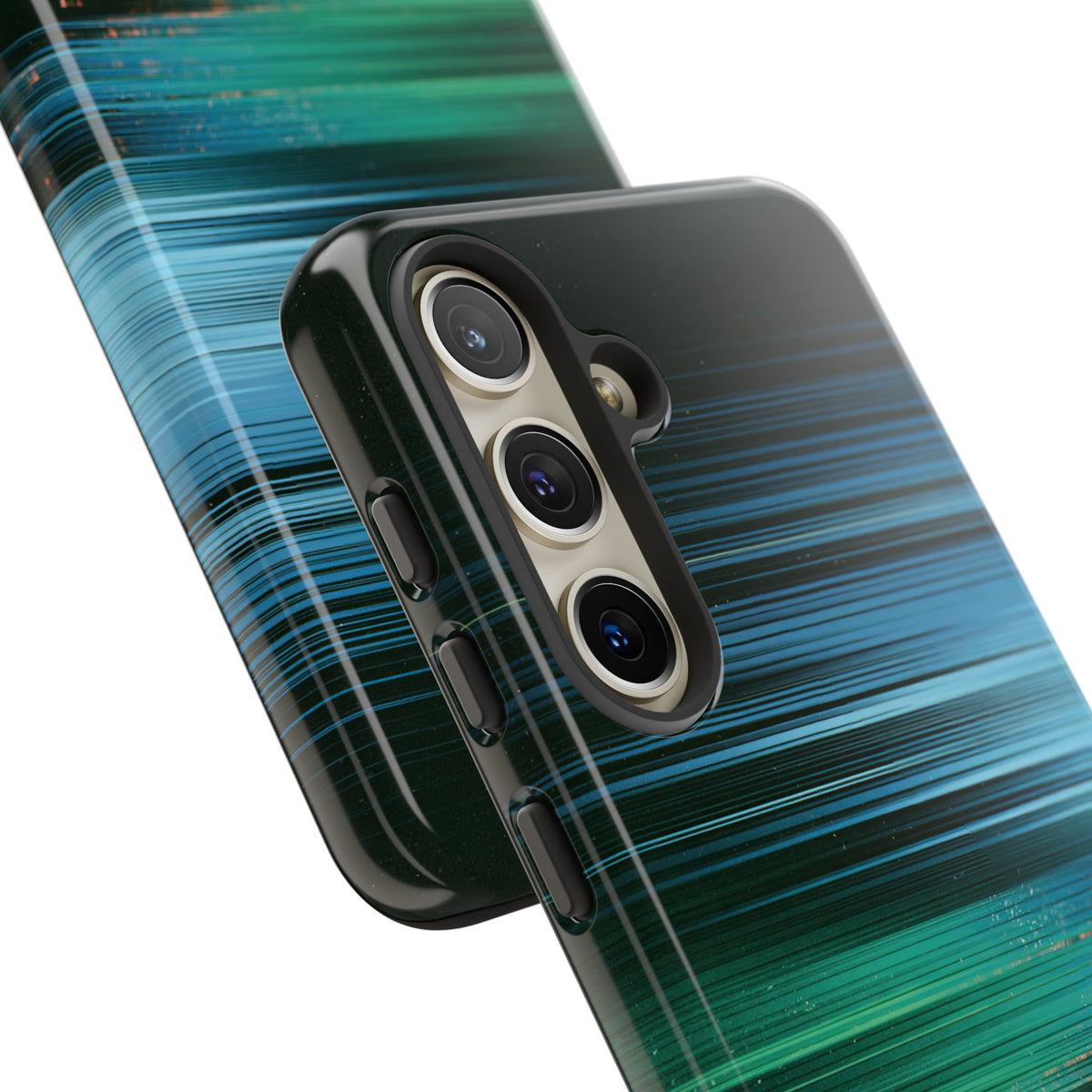 Digital Shoreline Drift · Tough Phone Case for Samsung · Teal
