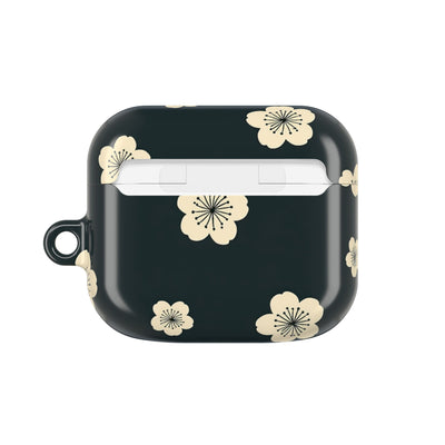 Midnight Sakura Bloom · Hard Case for AirPods & AirPods Pro · Black