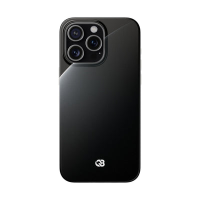 Black Lite Phone Case for iPhone - Obsidian Lunar Arch