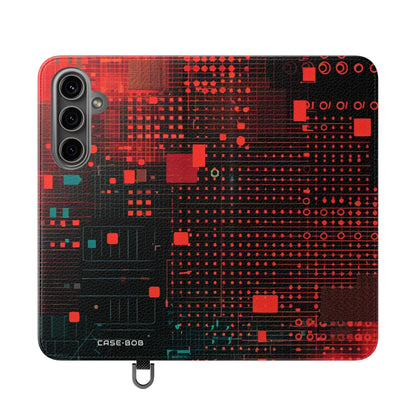 Crimson Circuit - Samsung S24 Plus Case - Wallet