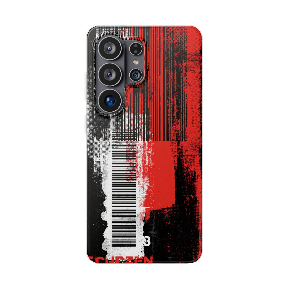Distorted Barcode · Lite Phone Case for Samsung · Black