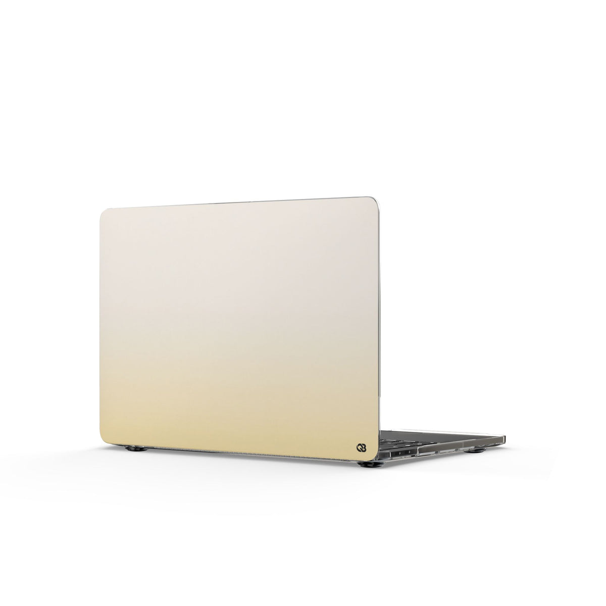 Solar Cream Ombre · Clear Hard Case for MacBook · Yellow