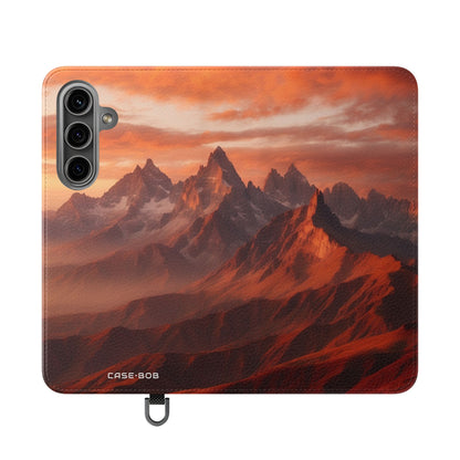 Sunset Peaks - Samsung S24 Case - Wallet