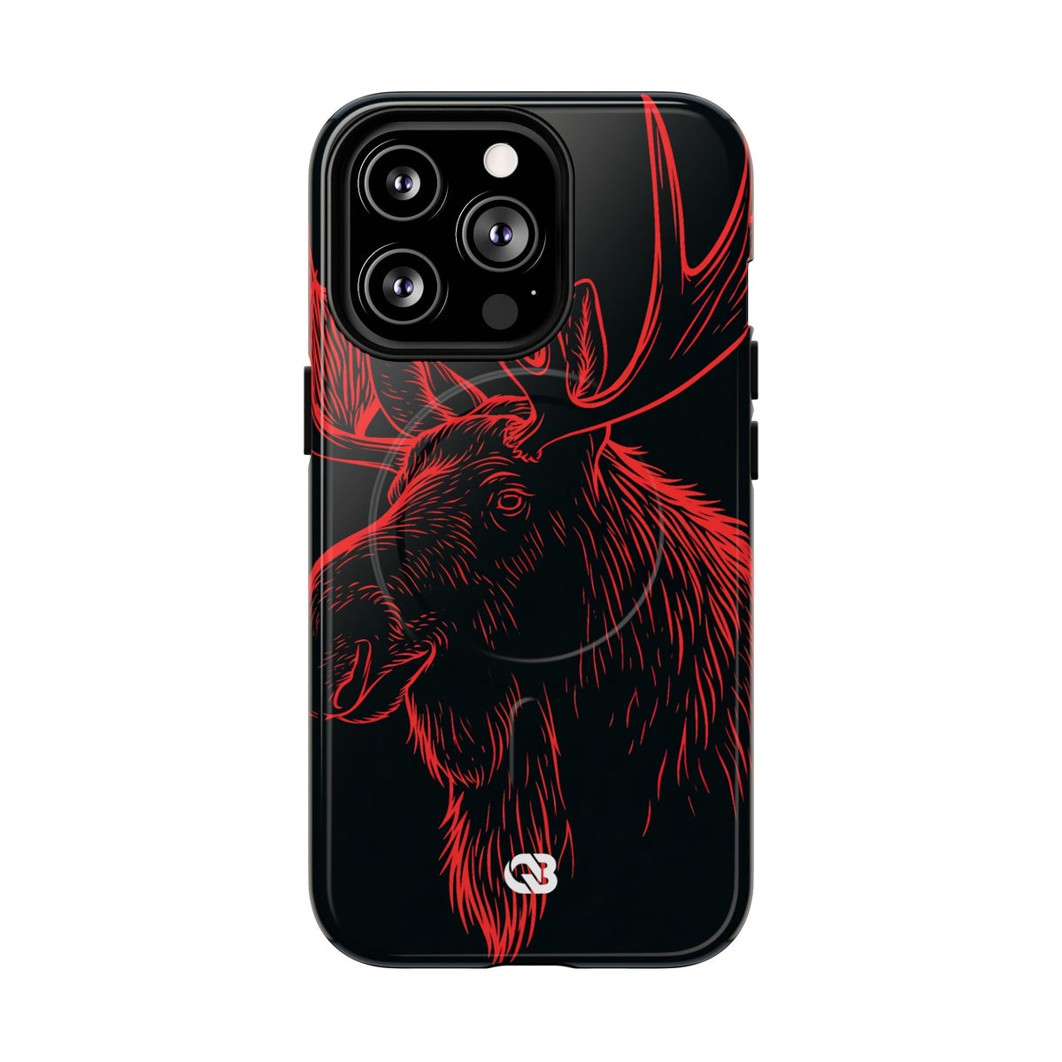 Nordic Elk · Tough 2.0 Magnetic Phone Case for iPhone · Black