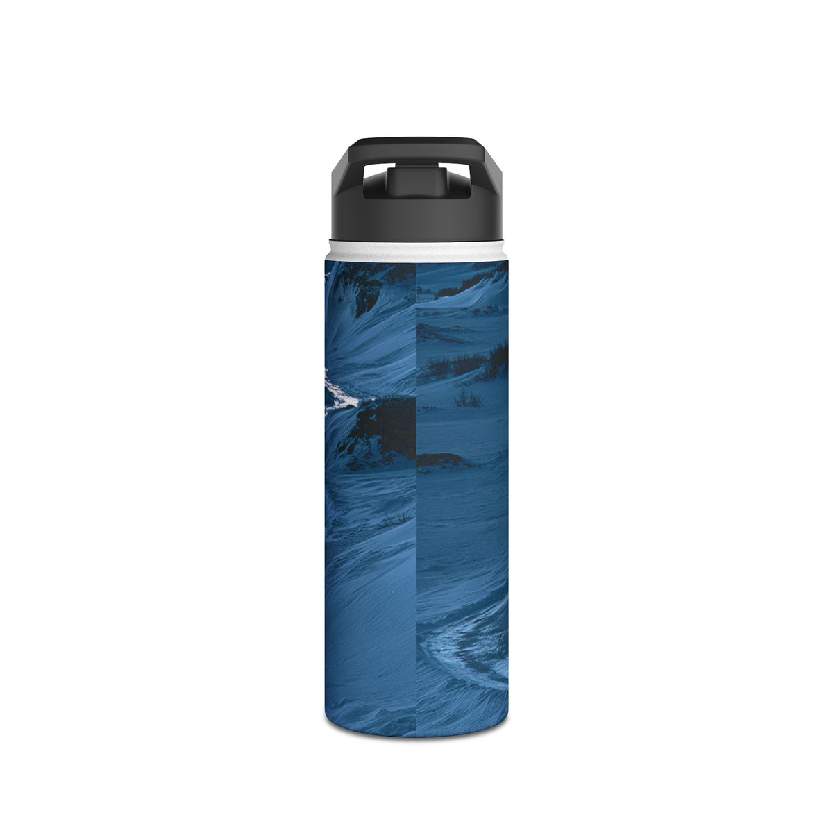 Arctic Moon Drift · Insulated Water Bottle · Blue