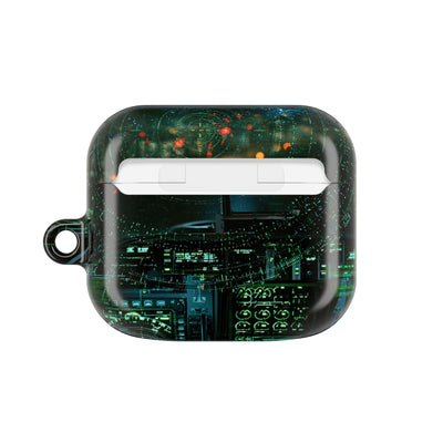 Tactical Avionics HUD · Hard Case for AirPods & AirPods Pro · Green