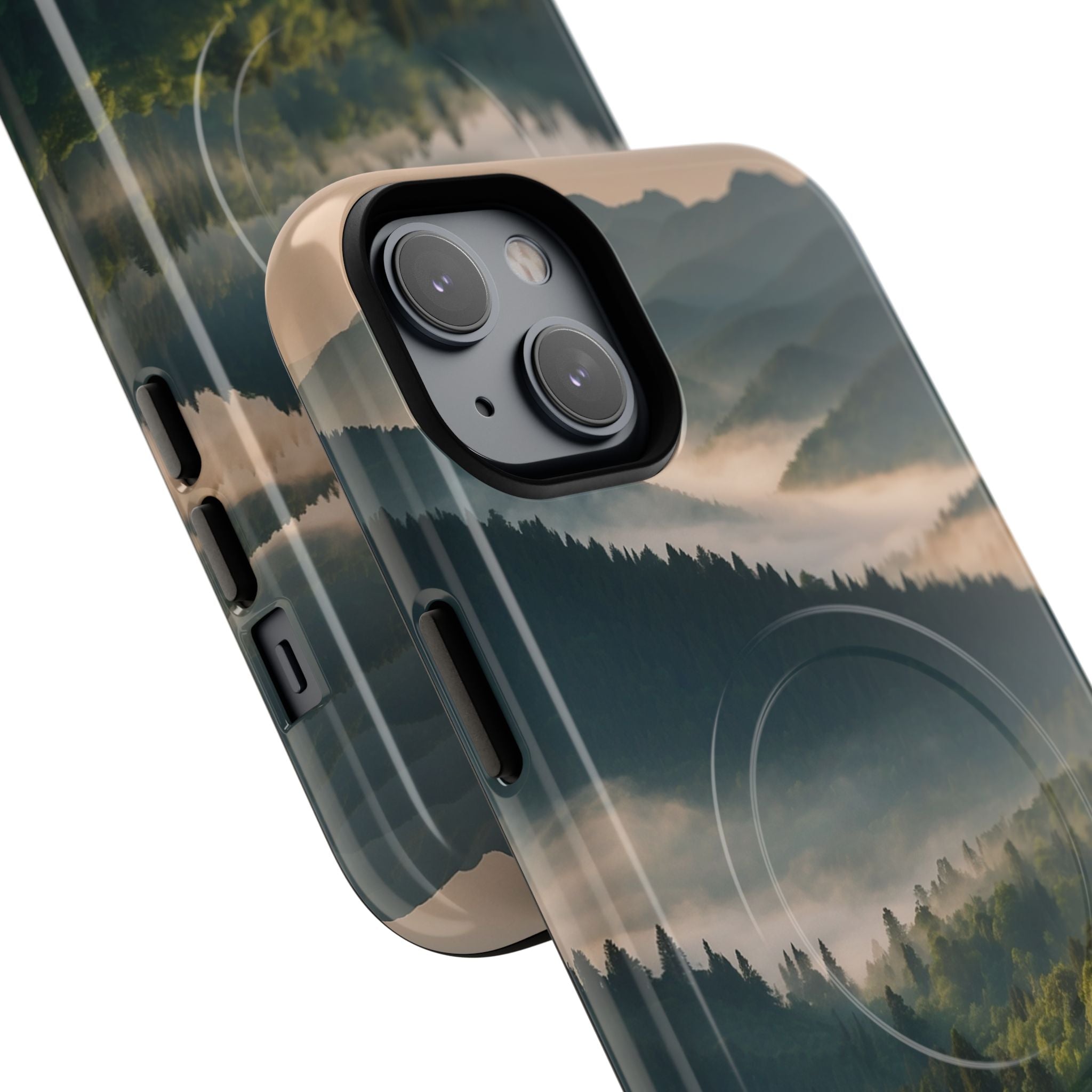 Foggy Mountain Ridge · Tough+ Hoesje voor iPhone · Magsafe