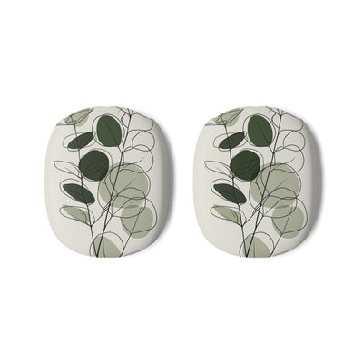Eucalyptus Foliage Study · Hard Case for AirPods Max · Green