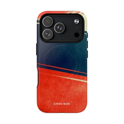 Blue Diagonal Motion iPhone 17 Pro Case - Tough+ - CASE•BOB