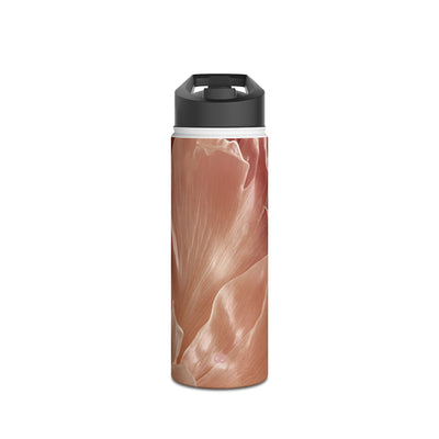 Blush Silk Bloom · Insulated Water Bottle · Pink