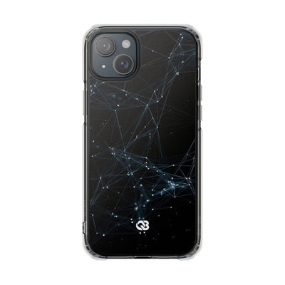 Black Impact MagSafe Phone Case for iPhone - Arctic Neural Mesh