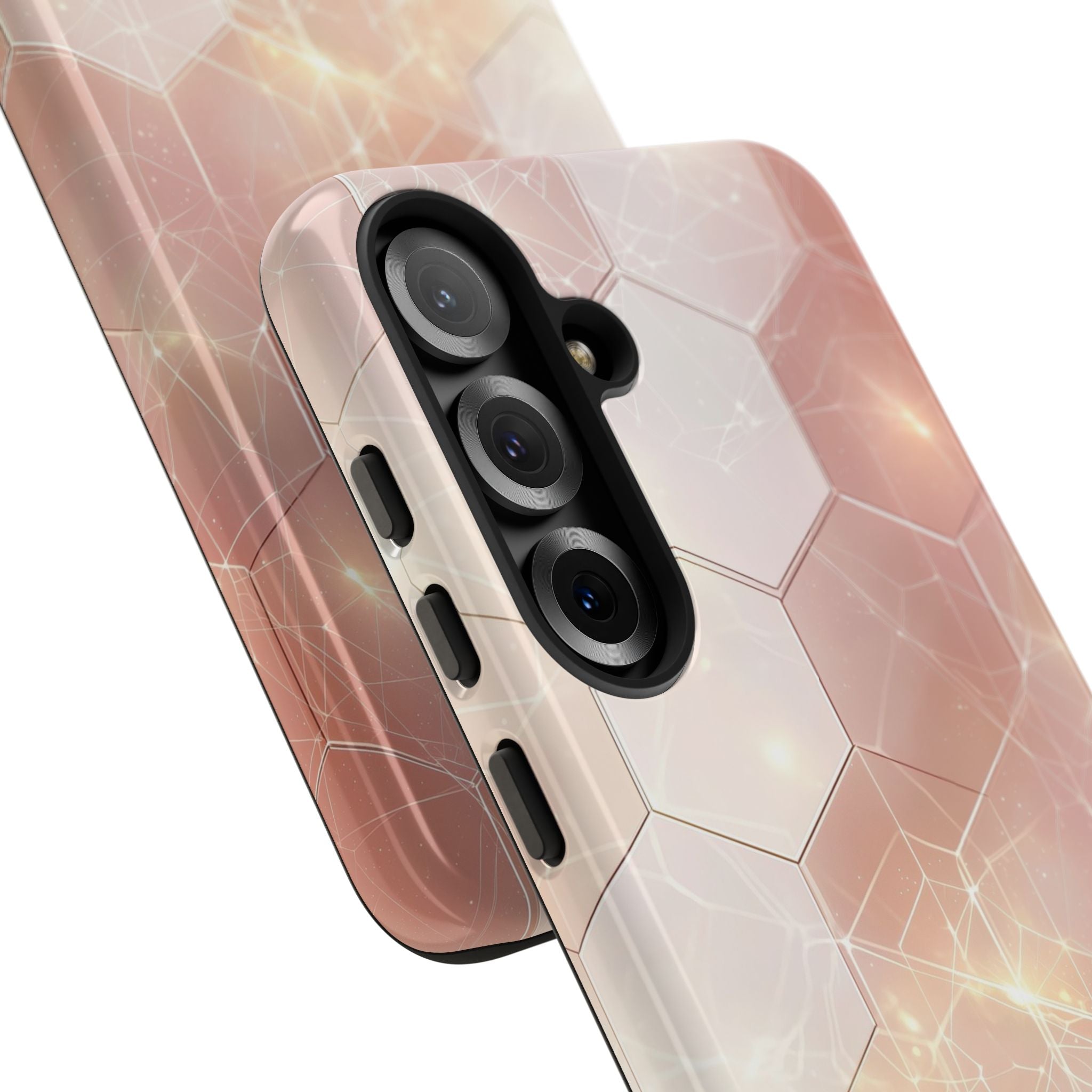 Honeycomb Glow Samsung S25 Plus Case - Tough