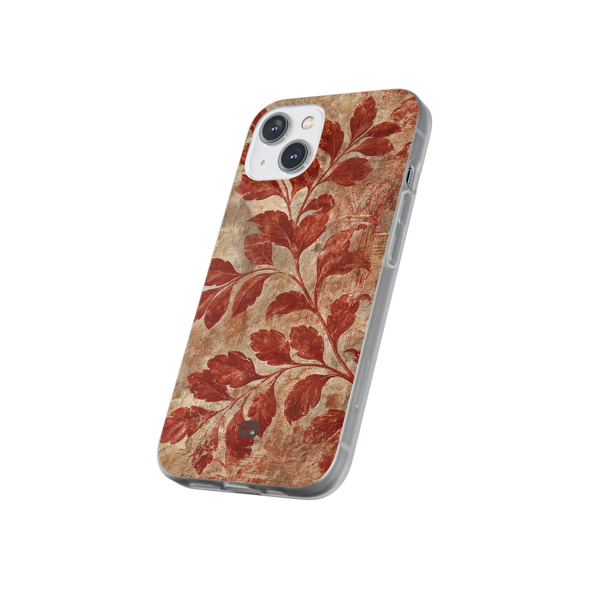 Terracotta Botanical Fresco · Lite Phone Case for iPhone ·  Red