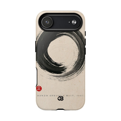 Zen Ensō Circle · Tough 2.0 Magnetic Phone Case for iPhone · Beige