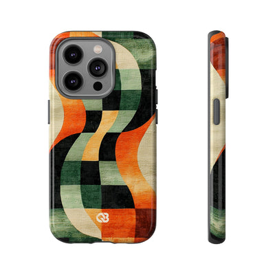 Burnt Orange Curve · Tough Etui na telefon dla iPhone