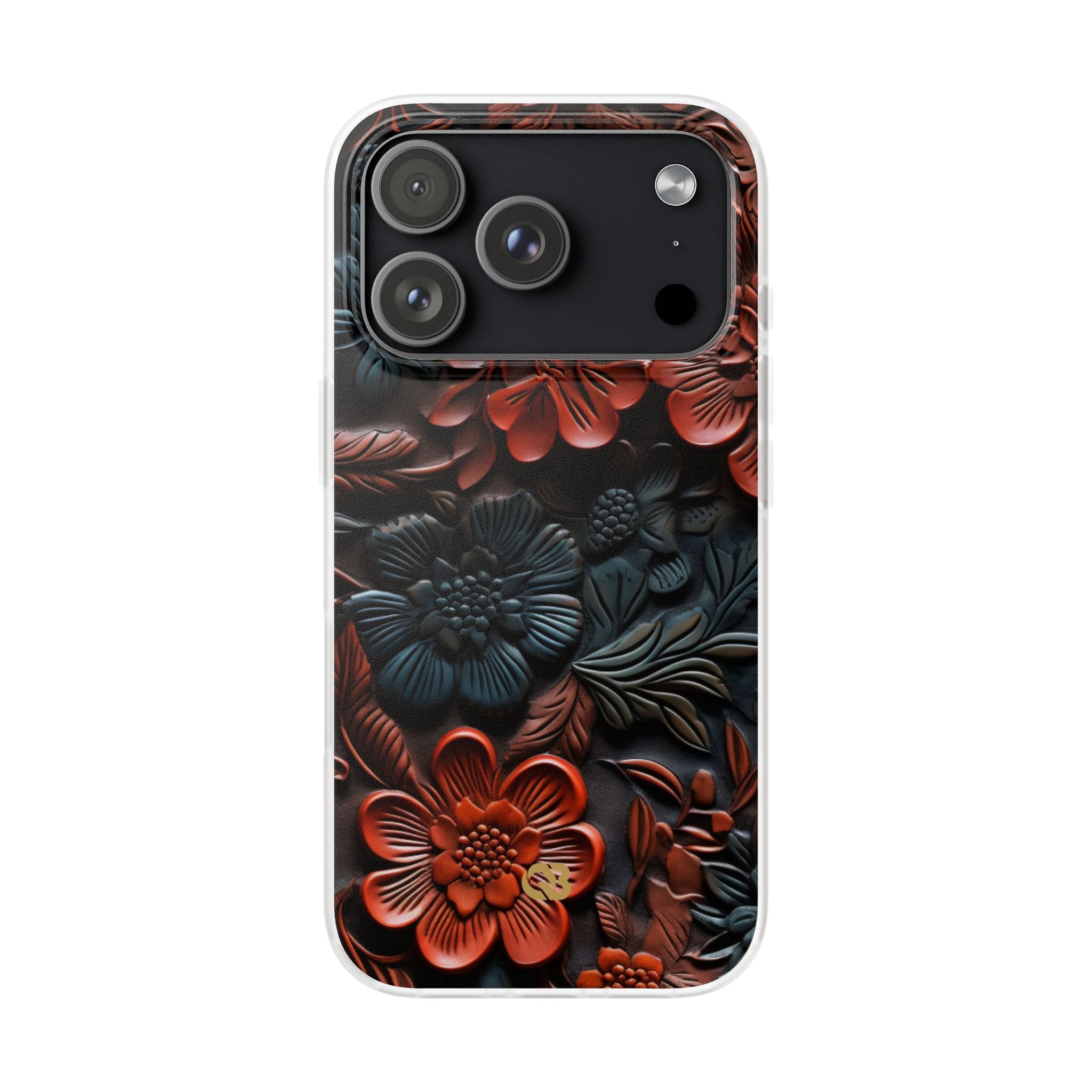 Carved Earth Bloom · Soft Phone Case for iPhone