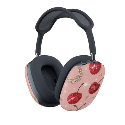 Bedazzled Ruby Cherries · Hard Case for AirPods Max · Pink