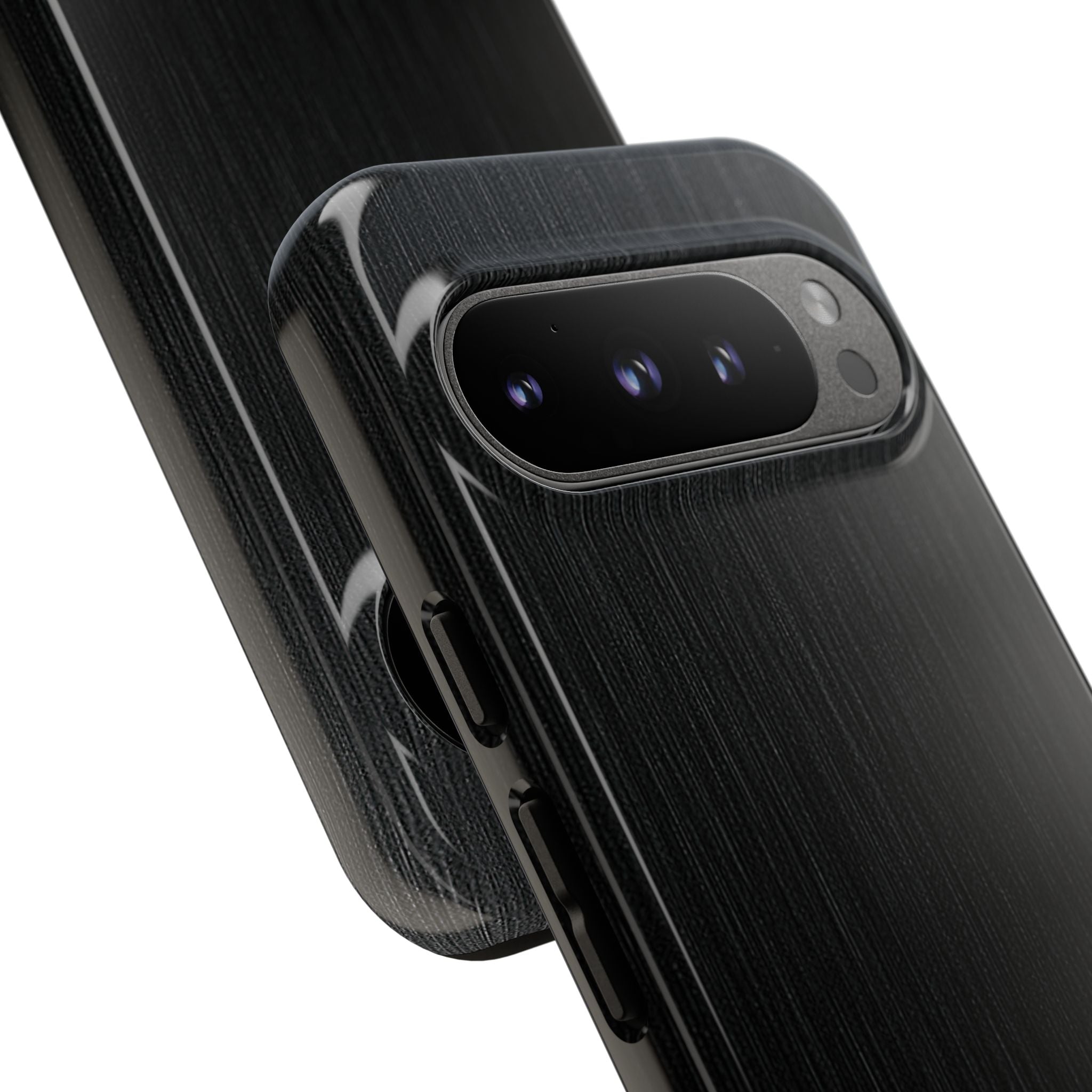 Black Tough Phone Case for Google Pixel - Brushed Obsidian Slate